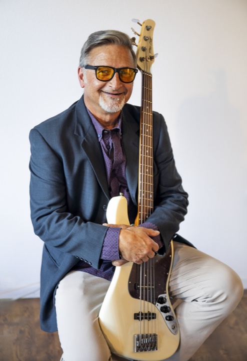 Dave with 5-string bass